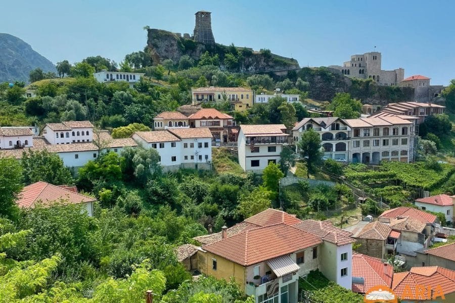 Day trip to Kruje and Durres tour from Tirana, organic lunch Preza Castle