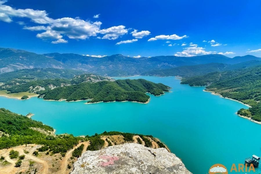 Day Trip to Bovilla Lake Off-Road Safari Qafshtama National Park and Historic Kruja