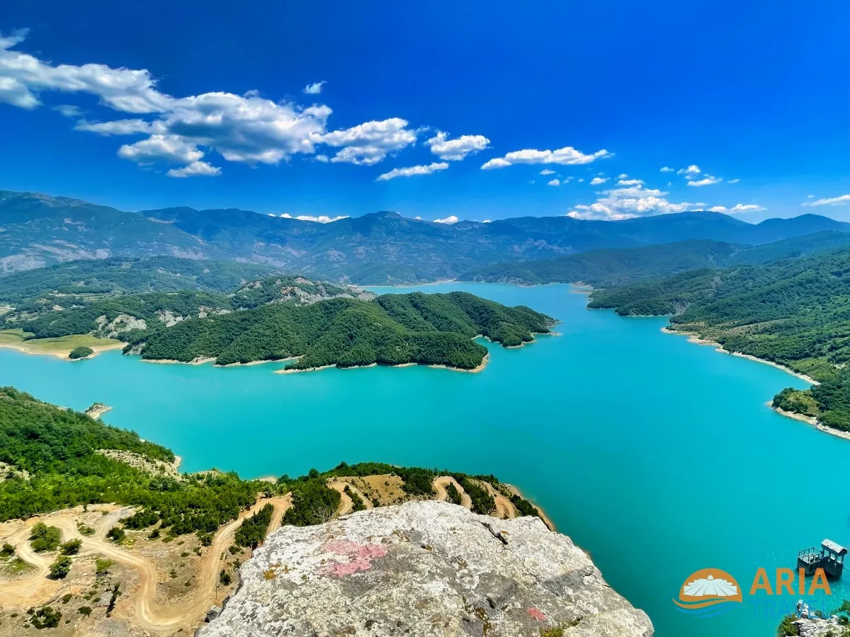 Day Trip to Bovilla Lake Off-Road Safari Qafshtama National Park and Historic Kruja