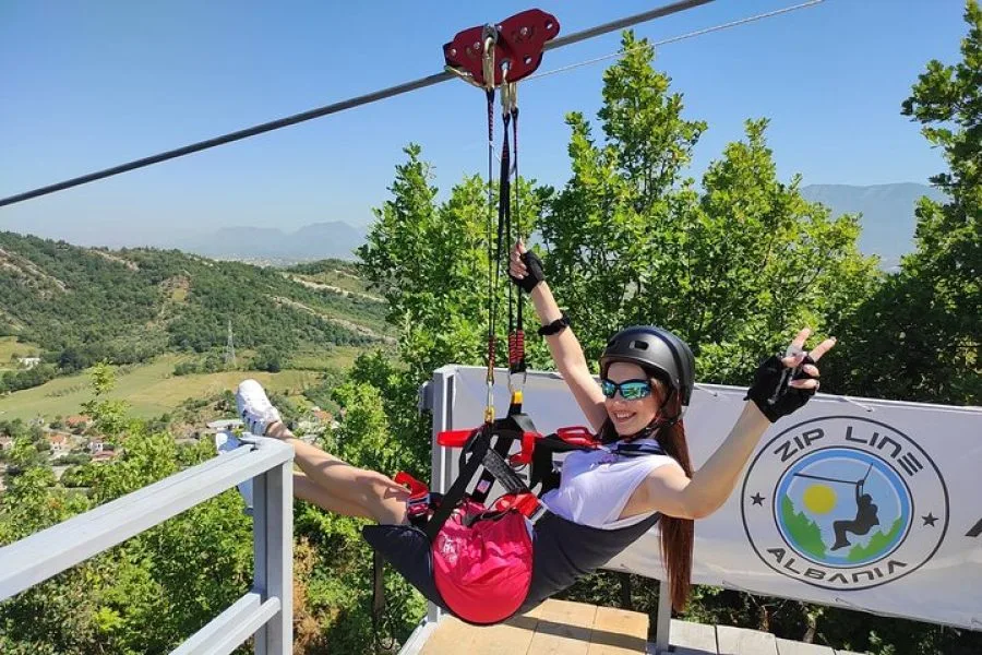 zip line albania